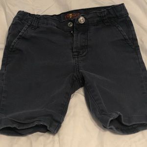 7 for all Mankind Navy Toddler Shorts